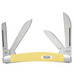 Case XX Small Congress Yellow Synthetic 81098 Stainless Folding Pocket Knife