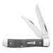 Case XX Mini Trapper Gray Birdeye Maple Wood Stainless Folding Pocket Knife