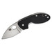 Spyderco Insistent Folding Knife 2.48" Plain Blade G10 Black