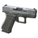 Glock G43X McFly 9mm 3.41" Distressed ODG/Silver 10 Rds