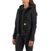 Carhartt Womens Washed Duck Insulated Hooded Vest Black Extra Small Regular