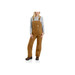 Carhartt Womens Quilt Lined Duck Bib Insulated Overalls Carhartt Brown Extra Small Regular