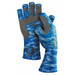 Fish Monkey Half-Finger Guide Glove Blue Water Camo XL