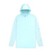 Aftco Samurai Sun Protection Hoodie Shirt Clearwater Heather M