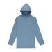 Aftco Samurai Sun Protection Hoodie Shirt Space Blue Heather L