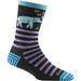 Darn Tough Women's Animal Haus Crew Sock Shadow L