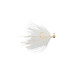 Voodoo Custom Tackle Marabou Jig Gold White 1/32oz