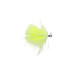 Voodoo Custom Tackle Marabou Jig Nickel Chartreuse White 1/16oz
