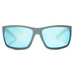 Bajio Bales Beach Sunglasses Matte Basalt Frame/Blue Plastic Lens