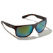 Bajio Boneville Sunglasses Matte Dark Tort Frame Green Glass Lenses