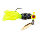 Strike King Sausage Head Spins pre-rigged Crappie Thunder 1/16 Tuxedo Black Chartreuse