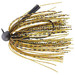 Queen Tackle Tungsten Finesse Peanut Football Jig 1/4 Oz Green Pumpkin Green