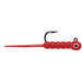 VMC Tungsten Wax Tail Jigs Glow Red 1/32 oz.