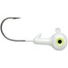 VMC Hard Ball Jig Heads White Small 3/8 oz.