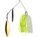 Strike King Tour Grade Double Willow Spinnerbait Chartreuse-White 3/8 oz.