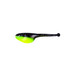 Strike King Mr. Crappie ShadPole Soft Baits Tuxedo Black Chartreuse 2 in.