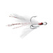 VMC X-Rap Tail Treble Hook Black Nickel/Red-White Feather 2-2pk