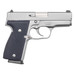 Kahr Arms K9093A K9 9mm Luger 7+1/8+1 3.47" Stainless Polygonal Rifled Barrel, Matte Serrated Stainless Steel Slide, Matte Stainless Steel Frame, Black Textured Wraparound Polymer Grip, Right Hand