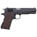 Auto-Ordnance 1911BKO9 1911 A1 GI Spec 9mm Luger 9+1, 5" Stainless Steel Barrel, Matte Black Serrated Carbon Steel Slide & Frame w/Beavertail, Brown Checkered Polymer Grip