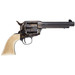 Taylors & Company 555127 Marshal 45 Colt (LC) Caliber with 5.50" Blued Finish Barrel, 6rd Capacity Blued Finish Cylinder, Color Case Hardened Finish Steel Frame & Checkered White Grip