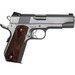 Dan Wesson 01912 Commander Classic *CA Compliant 45 ACP 8+1 4.25" Stainless Match Grade Barrel, Brushed Stainless Steel Serrated Slide & Bobtail Frame, Wood Grip, Ambidextrous