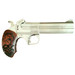 Bond Arms BATX Texan Derringer Single 45 Colt (LC)/410 Gauge 2rd, 6" Stainless Steel Double Barrel & Frame, Blade Front/Fixed Rear Sights, Custom Engraved Rosewood Grip, Manual Safety