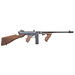 Thompson T5100D 1927A-1 45 ACP Caliber with 16.50" Barrel, 20+1 Capacity (Stick), 100+1 Capacity (Drum), Blued Metal Finish, American Walnut Stock Wood Grip Right Hand
