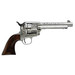Taylors & Company 555160 1873 Cattleman Uberti 45 Colt (Long Colt) 6 Shot 4.75" White Engraved Round Barrel, Cylinder & Steel Frame, Black Polymer Navy Grip, Exposed Hammer