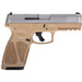 Taurus 1G3B949T15 G3 Full Size Frame 9mm Luger 15+1 4" Matte Stainless Steel Barrel, Matte Serrated Stainless Steel Slide, Tan Polymer Frame w/Picatinny Rail, Tan Polymer Grip, Right Hand
