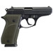 Bersa T380PMC Thunder Combat Sub-Compact Frame 380 ACP 15+1, 3.50" Black Steel Barrel, Matte Black Serrated Steel Slide & Aluminum Frame w/Beavertail, Olive Wrap-Around Grip
