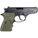 Bersa T380MC Thunder Combat Micro-Compact Frame 380 ACP 8+1, 3.50" Black Steel Barrel, Matte Black Serrated Steel Slide & Aluminum Frame w/Beavertail, Olive Wrap-Around Grip