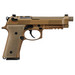 Beretta USA JS92M9A4G M9A4 9mm Luger 5.10" Threaded Barrel 10+1, Flat Dark Earth Cerakote Polymer Frame, Serrated Steel Optic Cut Slide, Polymer Grip & Decocker Safety