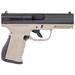 FMK G9C1G2DESSCM 9C1 G2 *CA/MA Compliant 9mm Luger 10+1 4" Black Stainless Steel Barrel, Black Serrated Carbon Steel Slide, Flat Dark Earth Polymer Frame w/Picatinny Rail, Black Backstrap Grip