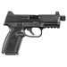FN 66100838 509MT Mid-Size Frame 9mm Luger 10+1 4.50" Black Target Crown/Threaded Steel Barrel, Matte Black Optic Ready/Serrated Steel Slide, Matte Black Polymer Frame w/Picatinny Rail, Ambidextrous