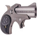 Bond Arms BARHR Rawhide 38 Special/357 Mag 2 Shot 2.50" Rough Matte Stainless Steel Barrel & Frame, Black Rubber Grips
