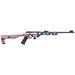 Citadel CIT22LRBLTUSA Trakr 22 LR 10+1 18" Blued Steel Barrel & Receiver, American Flag Synthetic Stock