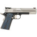 Colt Mfg O5970GCLTT Gold Cup Lite 45 ACP 8+1 5" Stainless National Match Barrel, Brushed Stainless Serrated Slide, Black/Stainless Stainless Steel Frame w/Beavertail, Blue Scalloped Checkered G10 Grip