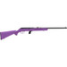Savage Arms 40219 64 F Full Size 22 LR 10+1 21" Matte Black Carbon Steel Barrel, Matte Black Grooved Carbon Steel Receiver, Purple Fixed Synthetic Stock, Right Hand