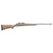 Ruger 57155 Hawkeye FTW Hunter Full Size 300 Win Mag 3+1 24" Matte Stainless Steel Threaded Barrel, Picatinny Rail Stainless Steel Receiver, Speckled Tan/Black HS Precision Synthetic Stock