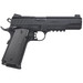 Girsan 391049 MC1911 S Influencer Full Size 38 Super 9+1 5" Blued Steel Barrel, Black Optic Ready/Serrated Steel Slide & Frame w/Picatinny Rail & Beavertail, Black Polymer Grip