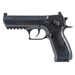 IWI US J941F9ORP Jericho 941 Full Size Frame 9mm Luger 16+1 4.40" Black Chrome Lined Steel Barrel, Black Serrated Steel Slide & Frame w/Beavertail & Picatinny Rail, Black Textured Grips