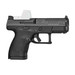 CZ-USA 01568 P-10 S Sub-Compact Frame 9mm Luger 10+1 3.50" Black Steel Barrel, Black Nitride Optic Ready/Serrated Steel Slide, Black Polymer Frame w/Picatinny Rail
