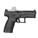 CZ-USA 91536 P-10 C Compact Frame 9mm Luger 15+1 4.02" Black Carbon Steel Barrel, Black Nitride Optic Ready/Serrated Steel Slide, Black Polymer Frame w/Picatinny Rail, Interchangeable Backstrap Grip