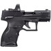 Taurus 1TX22131RI TX22C w/Optic Compact Frame 22 LR 13+1 SAO 3.60" Matte Black Steel Threaded Barrel, Black Anodized Optic Ready/Serrated Slide, Black Polymer Frame w/Picatinny Rail, Riton Red Dot