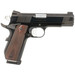 Tyler Gun Works TGWCMBL45 Custom 1911 Commander 45 ACP 7+1 4.25" Stainless Match Grade Barrel, Blued Serrated Steel Slide, Blued Steel Frame w/Beavertail, Walnut Grip