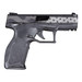 Taurus 1-TX2214110US1 TX22 Full Size Frame 22 LR 10+1 4.10" Matte Black Alloy Steel Barrel, Matte Black w/Stars & Stripes Serrated Slide, Black Polymer Frame w/Picatinny Rail, Textured Grip