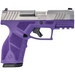 Taurus 1-GX2939DP-10 GX2 9mm Luger 10+1 3.37" Matte Stainless Steel Barrel, Matte Serrated Stainless Steel Slide, Dark Purple Polymer Frame w/Picatinny Rail, Polymer Grip