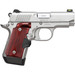 Kimber Mfg.,inc 3700482 Micro 9 Stainless Steel 9mm 7+1 3.15" Satin Silver Slide Rosewood Grip
