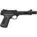 Browning 051598490 Buck Mark Contour Pro 22 LR 10+1 4.40" Black Threaded w/Compensator Barrel, Matte Black Picatinny Rail Receiver, Matte Black Aluminum Frame w/Picatinny Rail, Black/Gray G10 Grip