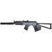 Riley Defense Inc RAK102KRINKCANCA Krink Can *CA Compliant 7.62x39mm 10+1 8.50" Black Nitride Threaded Barrel, Fixed Black Metal Stock, Black Polymer Stock, Pinned Faux Can